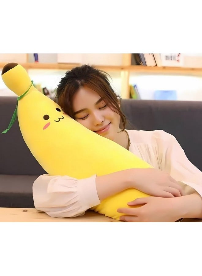 Lavanya Enterprises Banana Pillow with Plush Filling Banana Pillow for Kids Toys and Stuffed Animals for Kids and Adults That are Perfect for Birthday Celebrations. (Yellow)  - Image 2