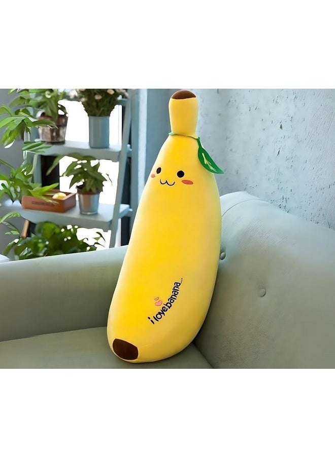Lavanya Enterprises Banana Pillow with Plush Filling Banana Pillow for Kids Toys and Stuffed Animals for Kids and Adults That are Perfect for Birthday Celebrations. (Yellow)  - Image 3