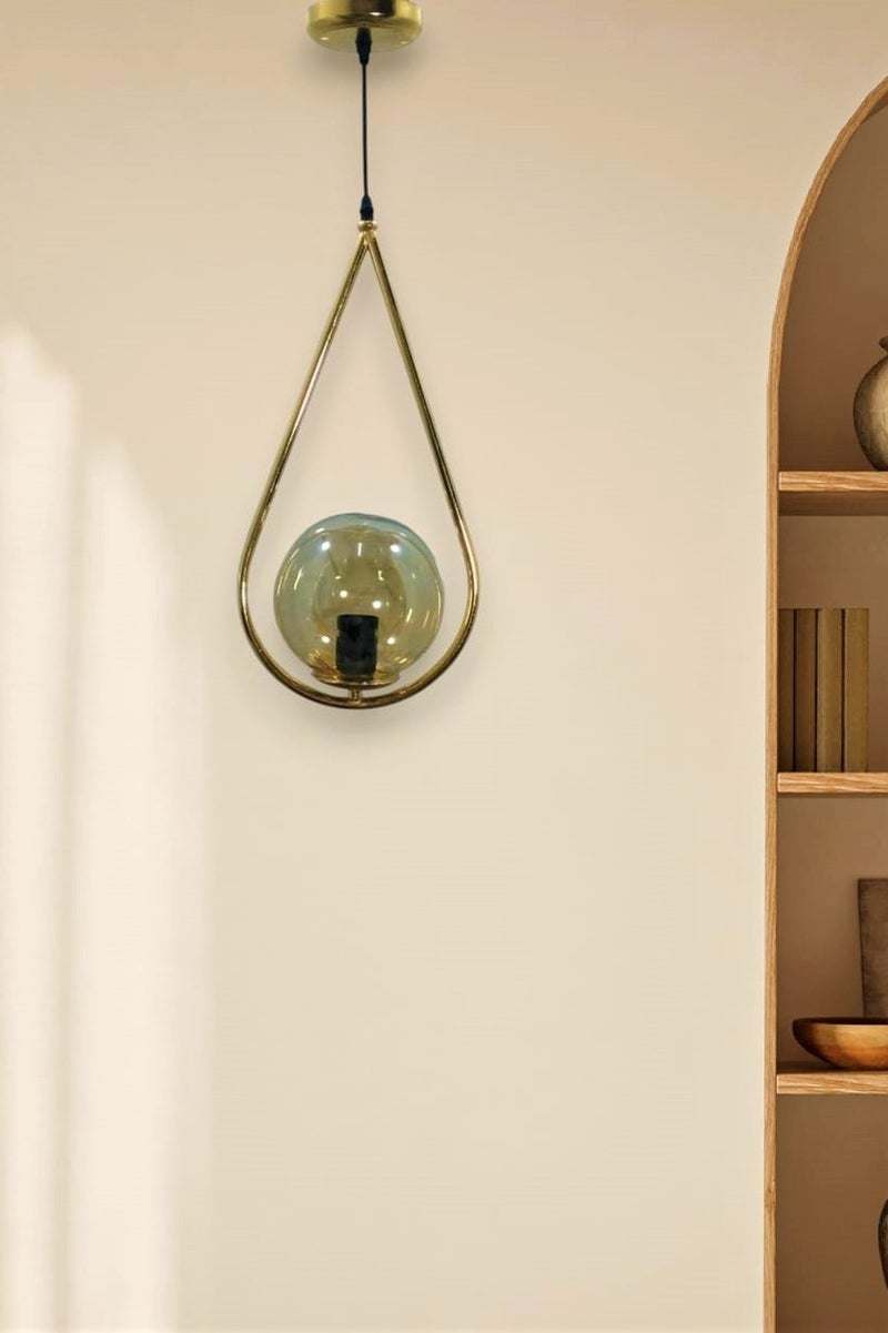 ceiling light pendant- gold - Image 2
