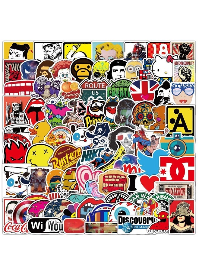 100PCS Skateboard Stickers Pack For Waterproof Skate Stickers for Water Bottle Laptop Luggage Motorcycle, Skateboarding Stickers Decals for Teens Boys Adults - Image 3