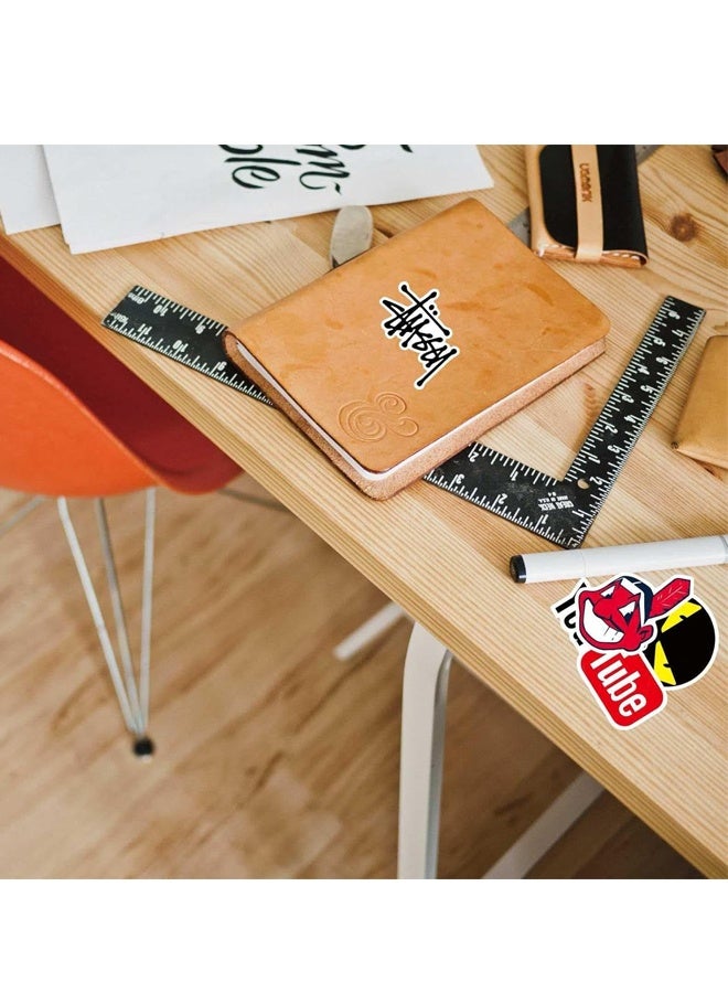 100PCS Skateboard Stickers Pack For Waterproof Skate Stickers for Water Bottle Laptop Luggage Motorcycle, Skateboarding Stickers Decals for Teens Boys Adults - Image 5