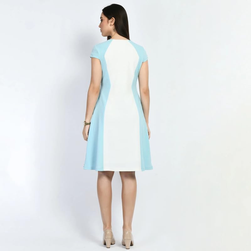 Exude Elegant Blue Dress for Women - Image 2