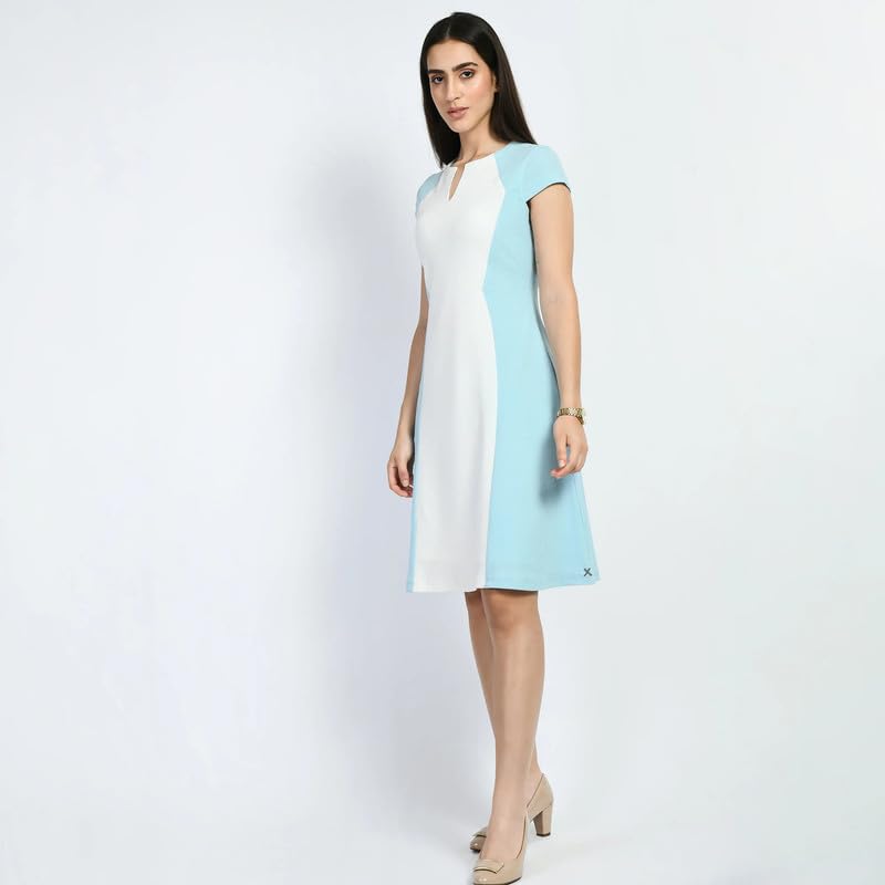 Exude Elegant Blue Dress for Women - Image 3