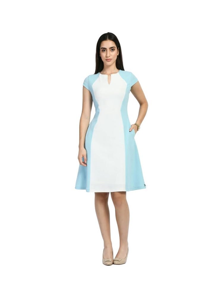 Exude Elegant Blue Dress for Women - Image 1