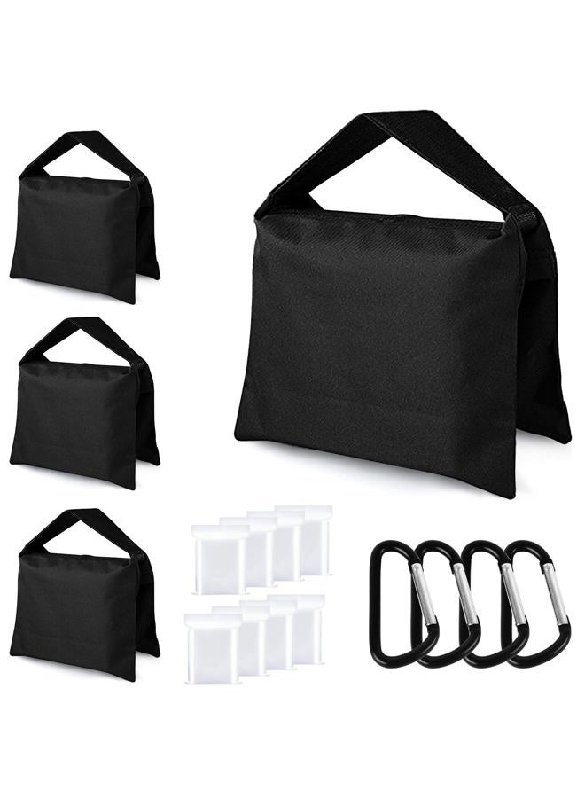 AbcCanopy Industrial Grade 4PCS Weights Bag for Photo Video Studio Stand,Gazebo,Backyard,Outdoor Patio,Sports,Hammock,Bonus Clips - Image 1
