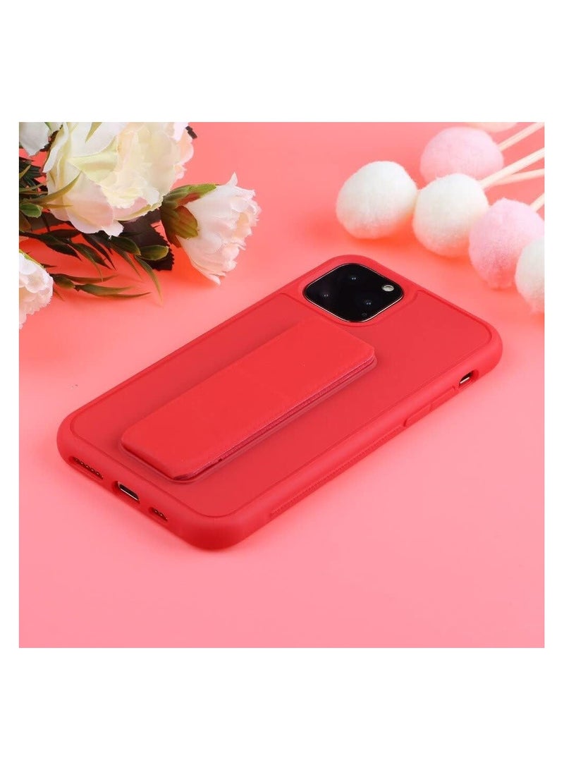 Max Case Cover Finger Grip holder Phone Car Magnetic Multi-function Shockproof Protective Case Two-in-one Phone holder Case (Red, iPhone 14 Pro Max) - Image 4