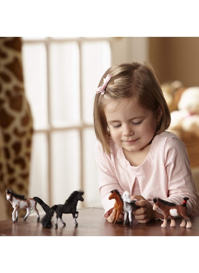 Melissa & Doug - Melissa & Doug Pasture Pals - 12 Collectible Horses with Wooden Barn-Shaped Crate - Image 1