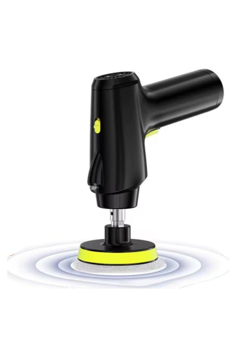 Generic Cordless Car Polishing Machine, 3-Speed Brushless Motor, 2000mAh Battery, LED Display with Flashlight, 3 Polishing Heads  - Image 1