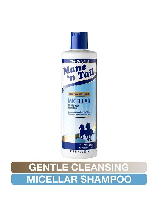 Mane 'n Tail Micellar Sulfate Free Shampoo, Clear, 11.2 Ounce  - Image 3