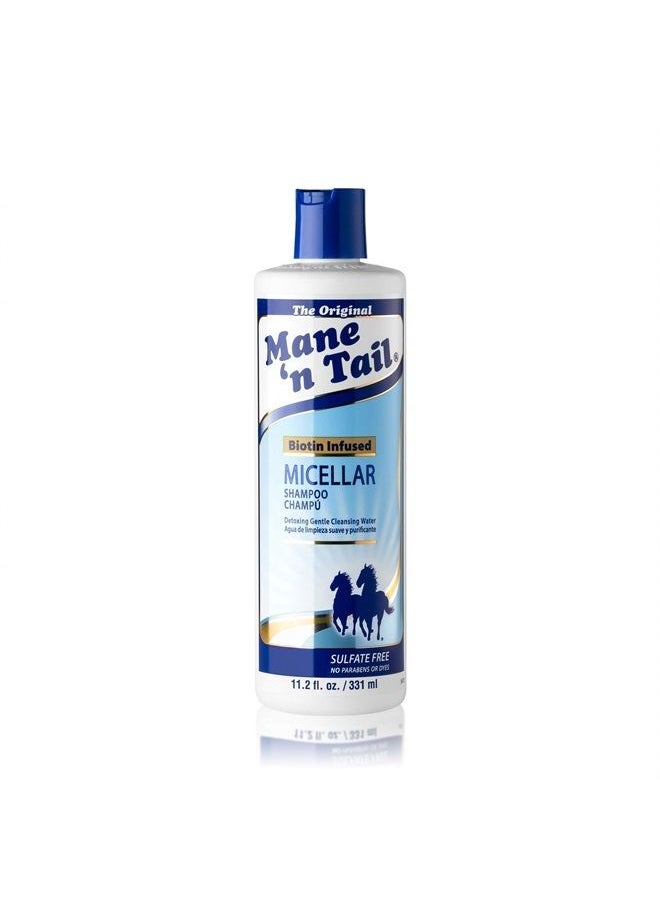Mane 'n Tail Micellar Sulfate Free Shampoo, Clear, 11.2 Ounce  - Image 1