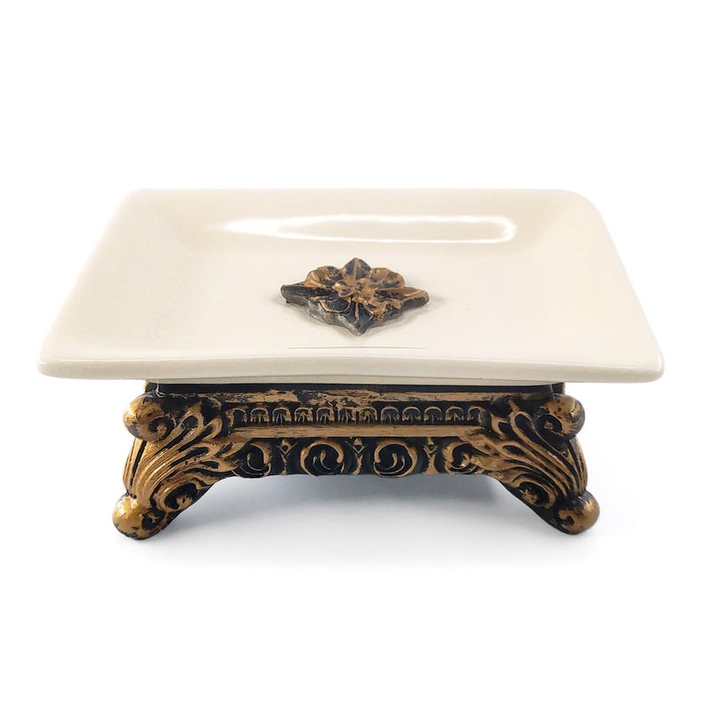 ornerx European Style Soap Dish of Bathroom Accessories - Image 1