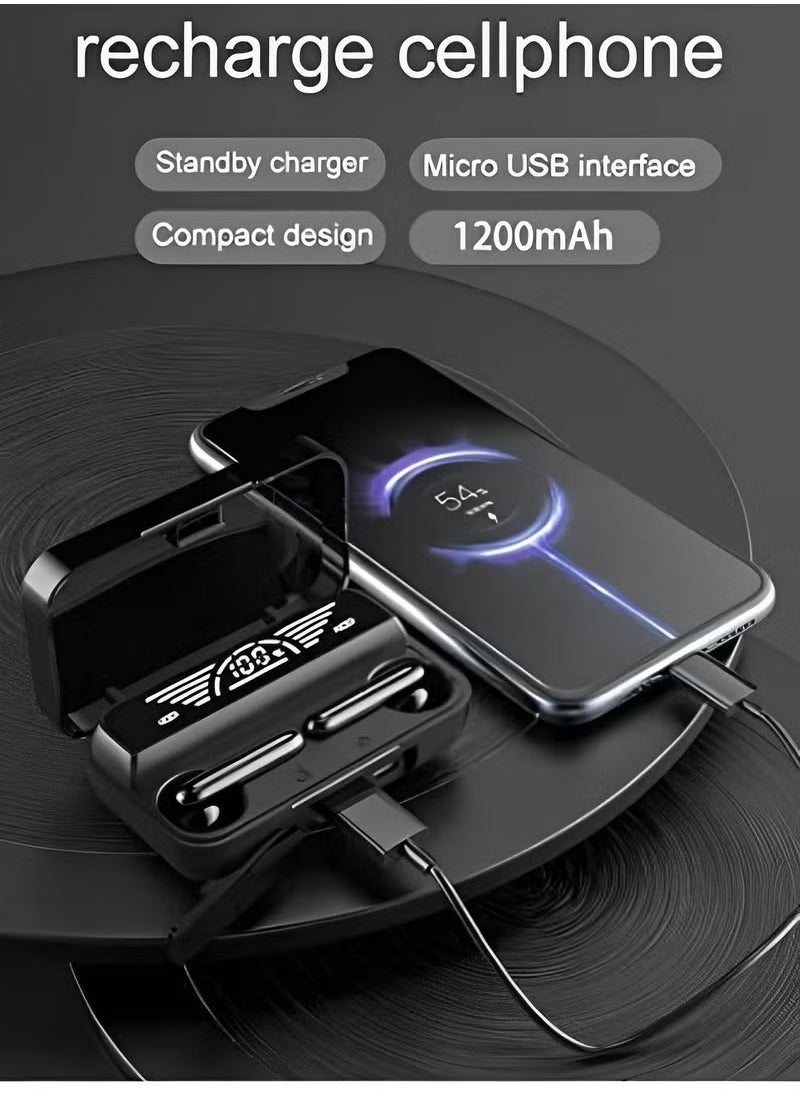 Generic - M29 PRO Wireless Earbuds with Touch Control and Dual LED Charging Display 140H Playtime with Noise Cancellation Gaming TWS, Bluetooth Earbuds - Image 1