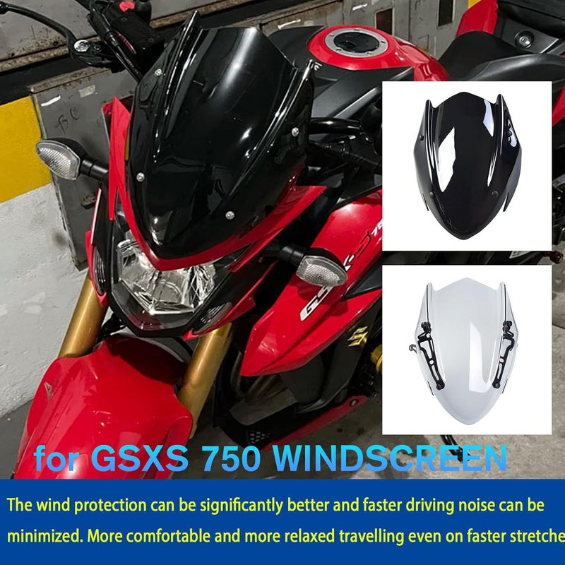 Midimttop Windshield for Su-zu-ki GSX-S750 - Image 3