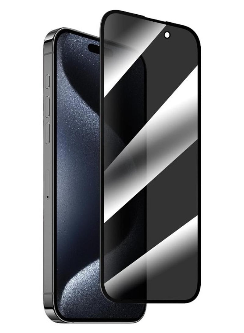 واقي شاشة نانو مضاد للتجسس لحماية الخصوصية لهاتف ايفون 15 برو ماكس، حماية قصوى للشاشة من الخدوش والكسر - Image 1