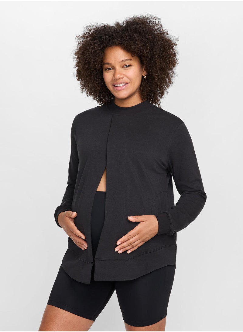 Nike Maternity One Pro Fleece Hoodie  - Image 4