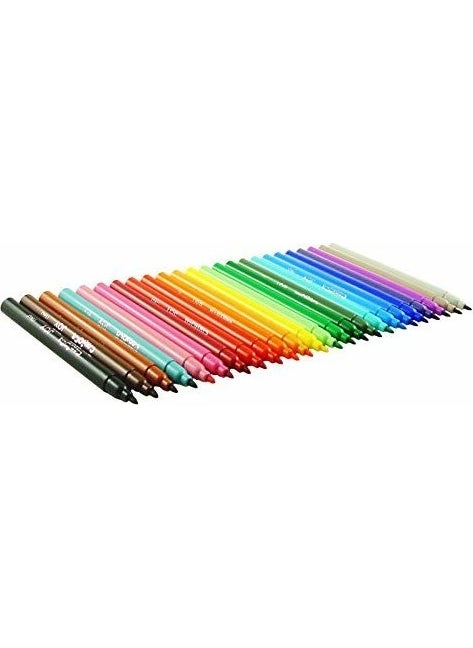 carioca Joy Felt Crayons Washable 24 Pcs  - Image 3