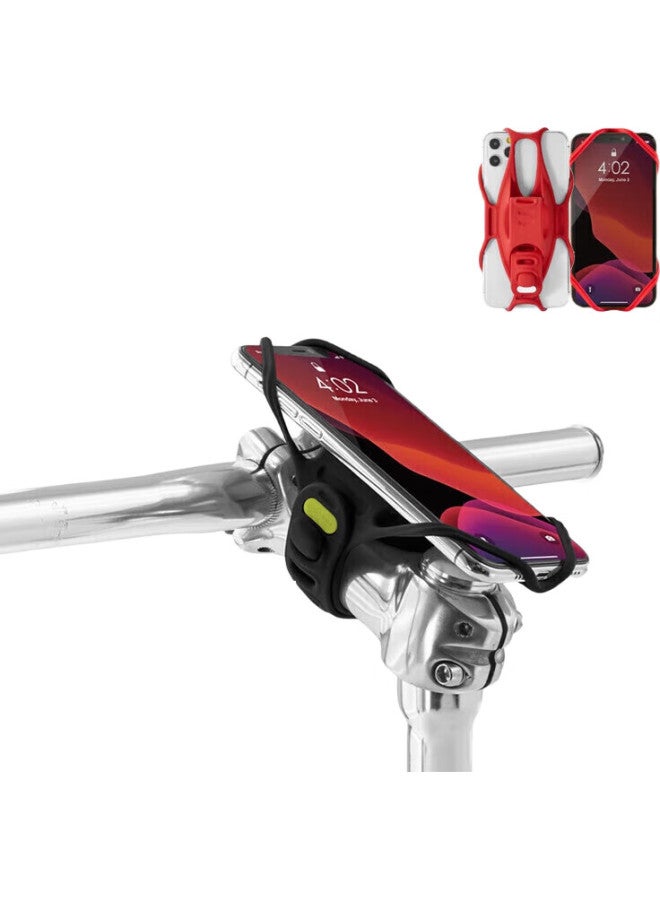 BONE Bicycle Phone Mount, Road And Mountain Bike Phone Holder, Cycling Navigation Bracket, Handlebar Stand, Soft Silicone, Stable And Shock-Absorbing - Image 1