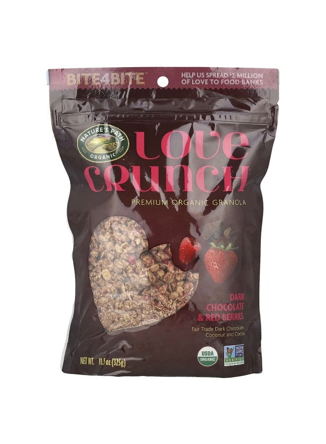 Nature's Path, Love Crunch®, Premium Organic Granola, Dark Chocolate & Red Berries, 11.5 oz (325 g)