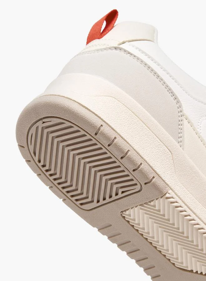 Lee Cooper Men'S Panelled Sneakers With Lace-Up Closure