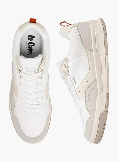 Lee Cooper Men'S Panelled Sneakers With Lace-Up Closure