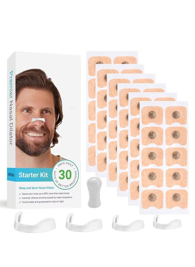 Magnetic Nasal Strips, 60 Magnetic Nasal Strips, Nasal Magnets, Inhalation Breathing Nasal Magnets, Stop Snoring Magnetic Nasal Clips for Home, Travel, Hotel, Business, Men and Women, White - pzsku/Z0562F294FBA2BE30A9CAZ/45/_/1740472505/ed0a0e63-a2f0-4bcd-a4c9-70eb80defb69