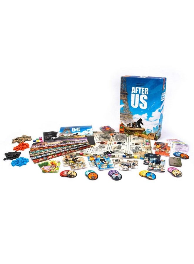 Pandasaurus Games After Us Board Game by Pandasaurus Games - Evolutionary Strategy Game in a Post-Human World, Ages 13+, 1-6 Players, 40-60 Minute Playtime, Made by Pandasaurus Games - Image 2