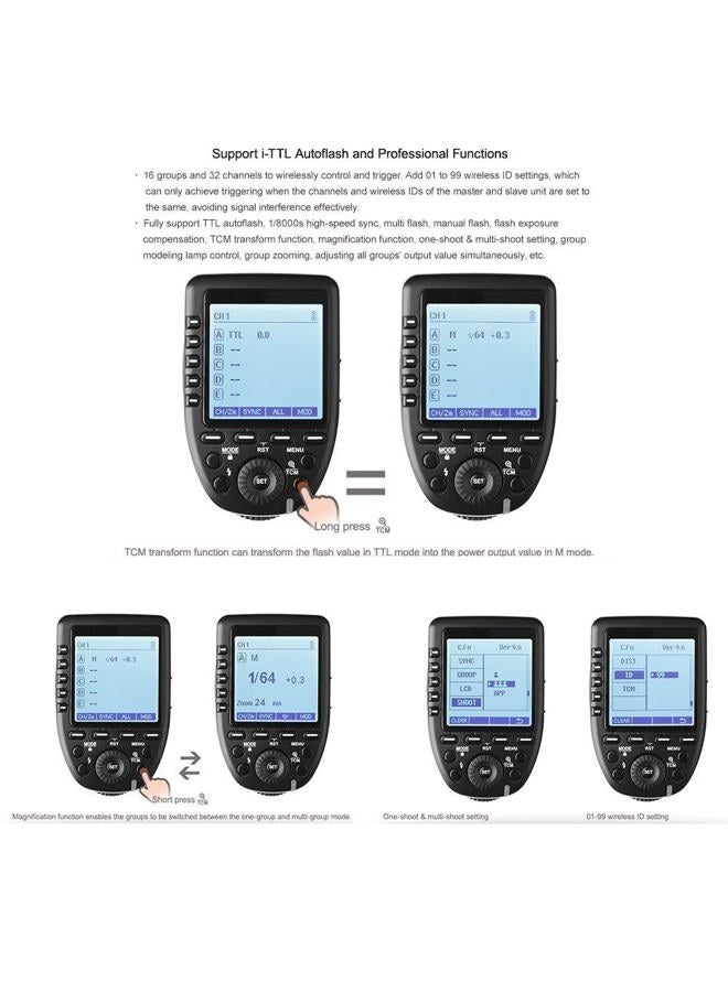 Godox XPro-N Flash Trigger with Professional Functions Support i-TTL Autoflash Compatible for Nikon DSLR Camera - Image 5
