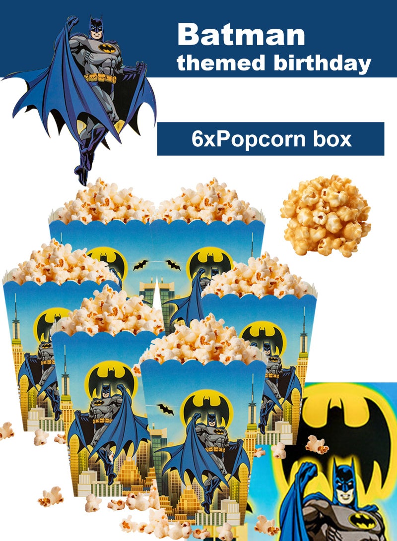 URbazaar 145Pcs Batman and friends Birthday Party Supplies,includes Banner,Backdrop,Tableware Set,Tablecover,Cake Toppers, etc Batman party decorations - Image 5
