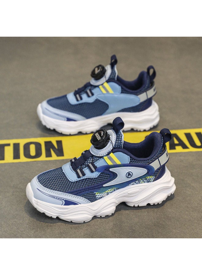 abckids Comfortable And Breathable Running Shoes】children's Autumn Sports Shoes, Casual Lightweight Kids' Shoes, Versatile Mesh Shoes For Middle School Students - Image 4