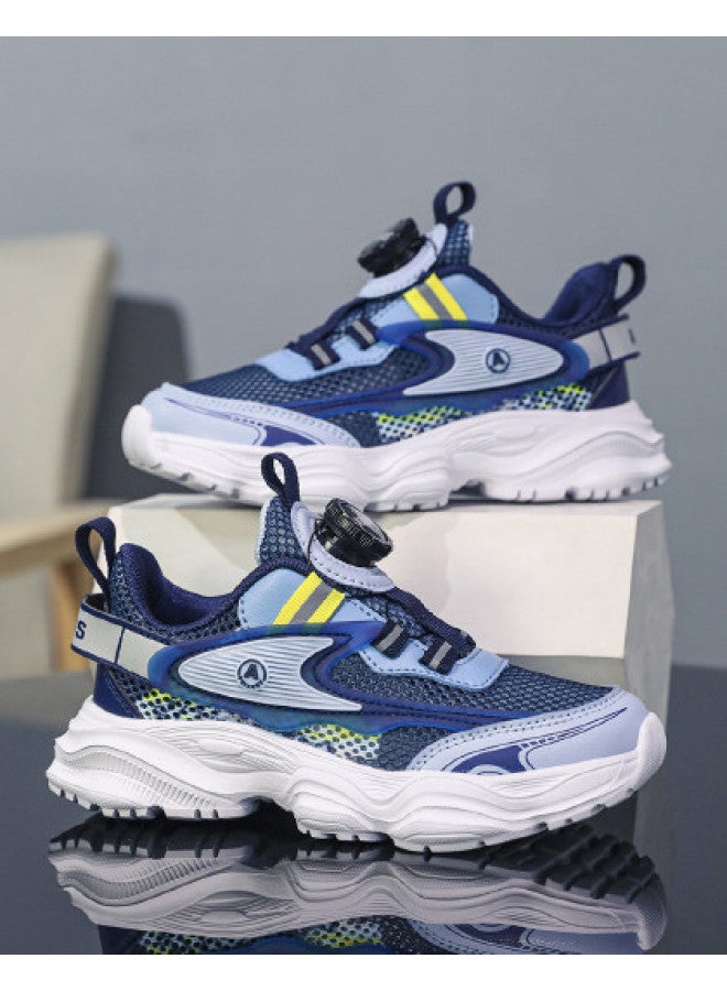 abckids Comfortable And Breathable Running Shoes】children's Autumn Sports Shoes, Casual Lightweight Kids' Shoes, Versatile Mesh Shoes For Middle School Students - Image 1