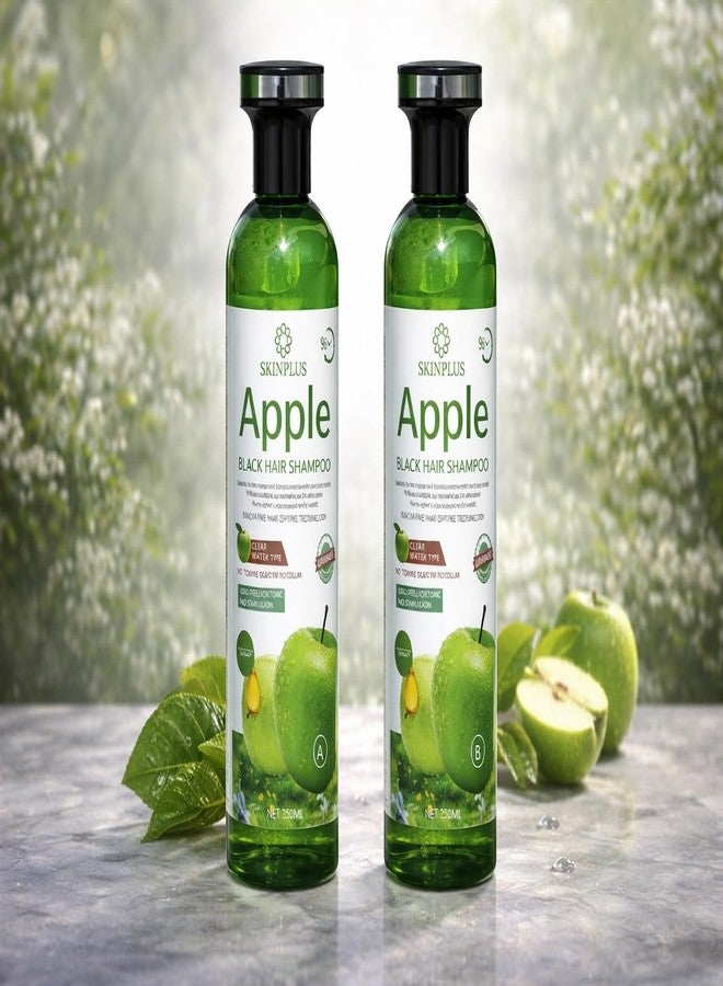 SKINPLUS Apple Hair color shampoo Suitable for Home Use - 250ML+250ML No Towel, No Scalp - Image 3
