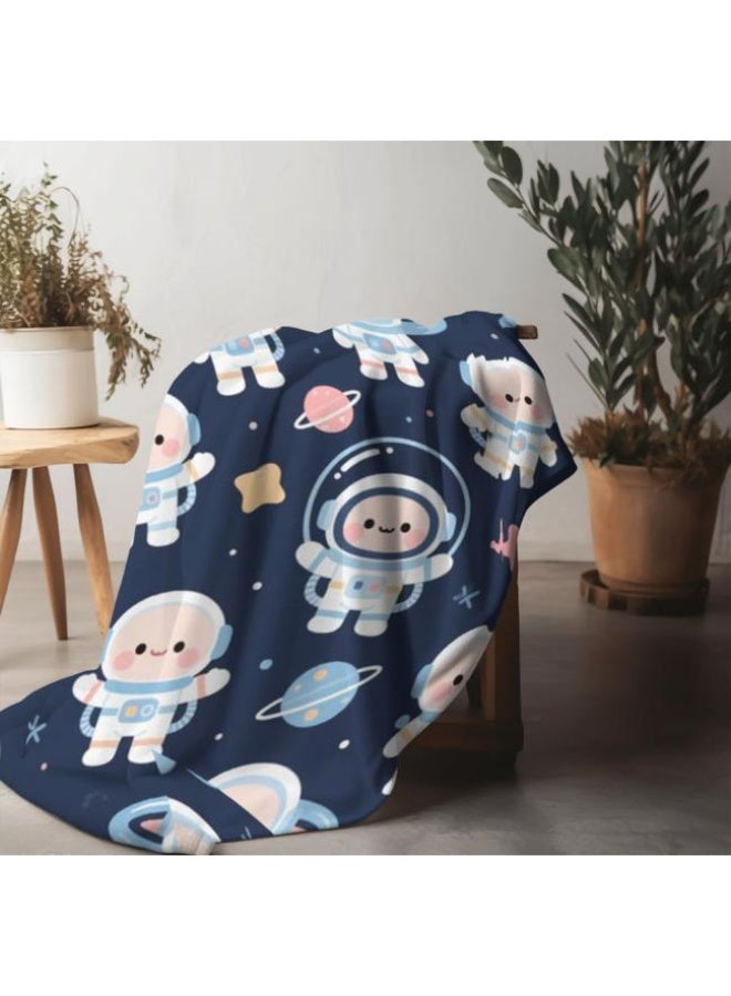 عام بطانية رقيقة من الفانيلا الكرتونية للأطفال والرضع (دافئة ومريحة، ومناسبة للنوم والألعاب) 70 سم * 100 سم - Image 5