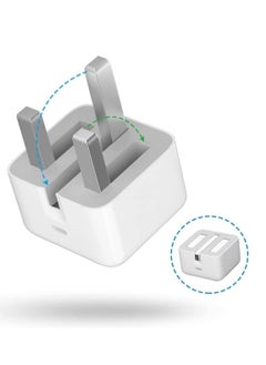 ELTRAZONE PD20W USB-C Power Adapter With Cable for iPhone 13 iPhone 13 Pro max /13mini (iPhone 20W USB-C Power Adapter)  - Image 3