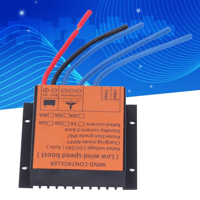 10A MPPT Wind Turbine Charge Controller 100W 400W 12V 24V Low Voltage Regulator With LED Light - Image 3