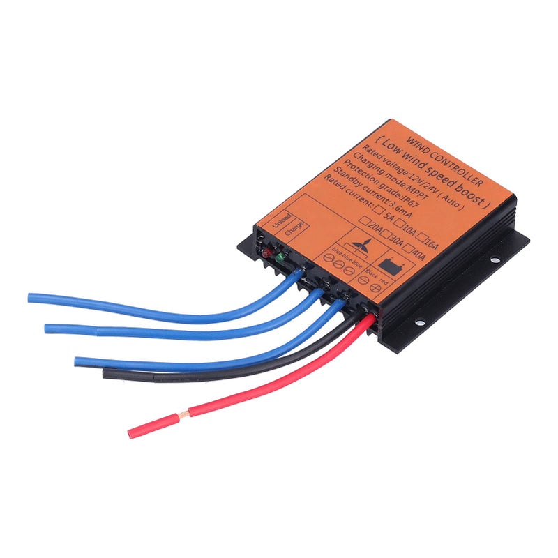 10A MPPT Wind Turbine Charge Controller 100W 400W 12V 24V Low Voltage Regulator With LED Light - Image 5