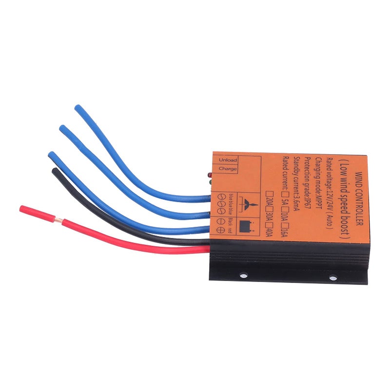10A MPPT Wind Turbine Charge Controller 100W 400W 12V 24V Low Voltage Regulator With LED Light - Image 4