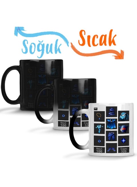 Print Shop Blue Set Tibia Magic Mug Porcelain