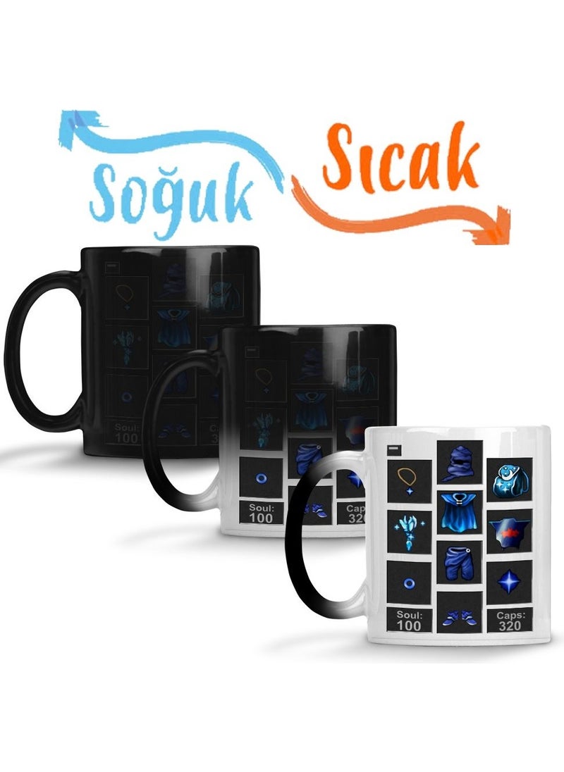 Baskı Dükkanı - Print Shop Blue Set Tibia Magic Mug Porcelain - Image 1
