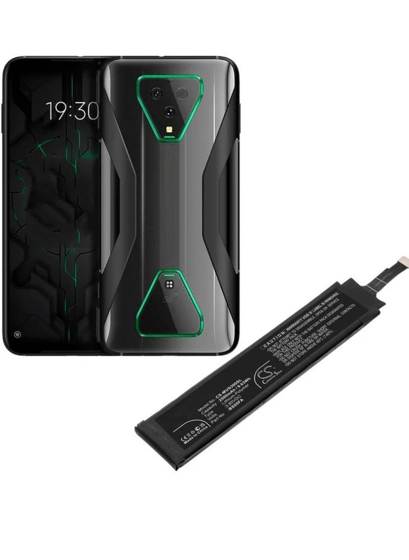MUNTAQI Replacement High Quality Original Battery For Xiaomi Shark 3 Black – High-Capacity Li-ion Internal Battery with DIY Tool Kit – Compatible With Xiaomi Shark 3 Models – Fast Charging Support – Restore Power and Performance Efficiently and Safely - Image 1