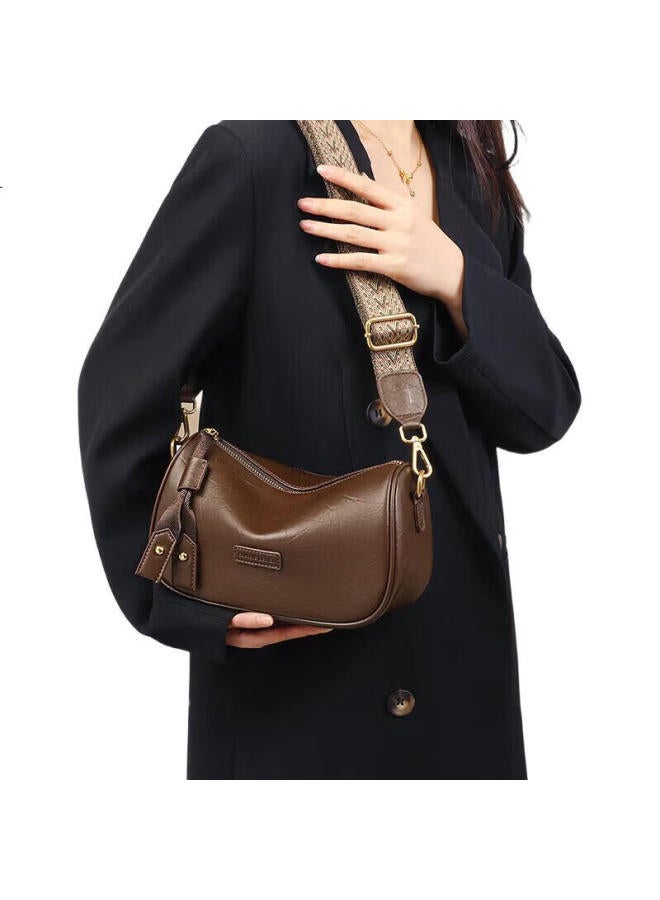 Viney Leather Handbag, Women'S Casual Crossbody Pillow Bag, Brand Shoulder Bag, Birthday Gift For Girlfriend, Qixi Valentine'S Day Present - Image 3