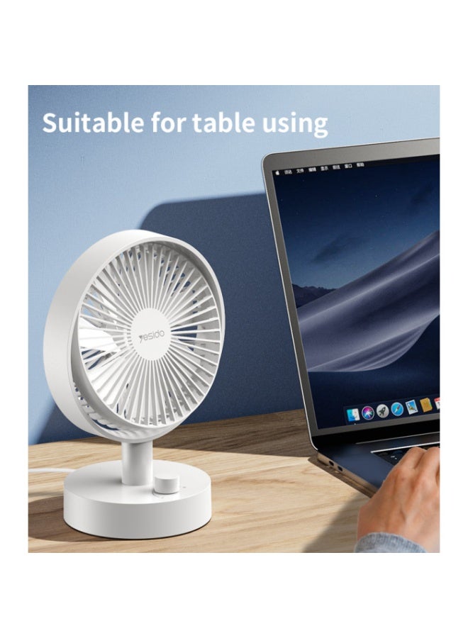 Yesido YF12 5W Type-C Charging Desktop Wired Fan - Image 2