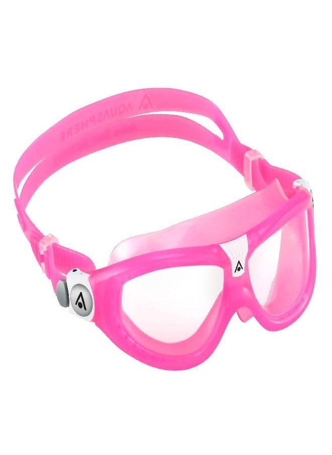 Aqua Sphere - Sphere Seal Kid 2 Swimming Goggles | Premium Quality Made In Italy - Clear Lens/Pink, One Size (Ms4450202Lc) - Image 1