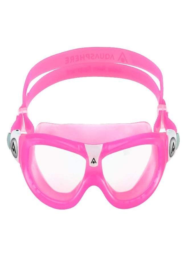 Aqua Sphere - Sphere Seal Kid 2 Swimming Goggles | Premium Quality Made In Italy - Clear Lens/Pink, One Size (Ms4450202Lc) - Image 1