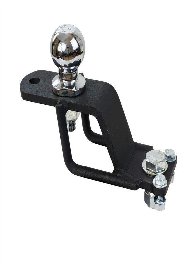 REDTEE 3-Way ATV/UTV Hitch Adapter with 2-Inch Ball, 3500 lbs Capacity - 3-Inch Rise Lawn Mower Hitch, 3-in-1 Mounting Options, No Swivel, Heavy Duty - Image 1