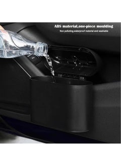 Scholazs Scholazs Car Trash Can with Lid Mini Vehicle Trash Bin Car Dustbin Garbage Organizer Automotive Garbage Can Bin Trash Container for Auto Cars Home Office  - Image 4