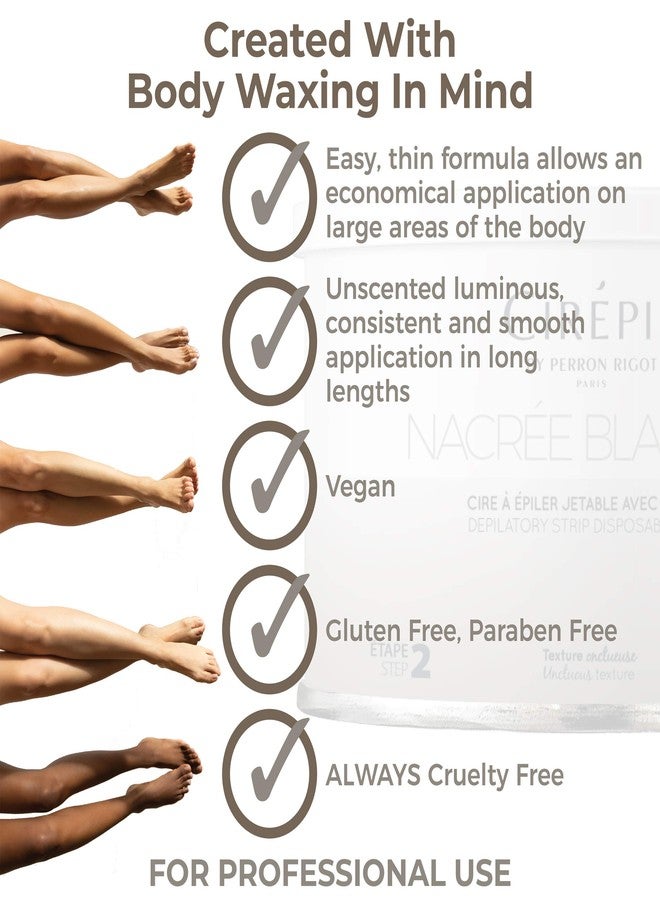 Cirepil - Nacrée Blanche - 400g / 14.11 oz Wax Tin - Unscented - Onctuous Texture - Perfect for Large Areas - Very Efficient, Ultra-Thin Application, All Hair Types - Strips Needed - Image 5