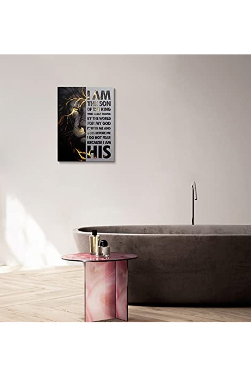AKOTAC Inspirational Lion Wall Art Poster - Image 3