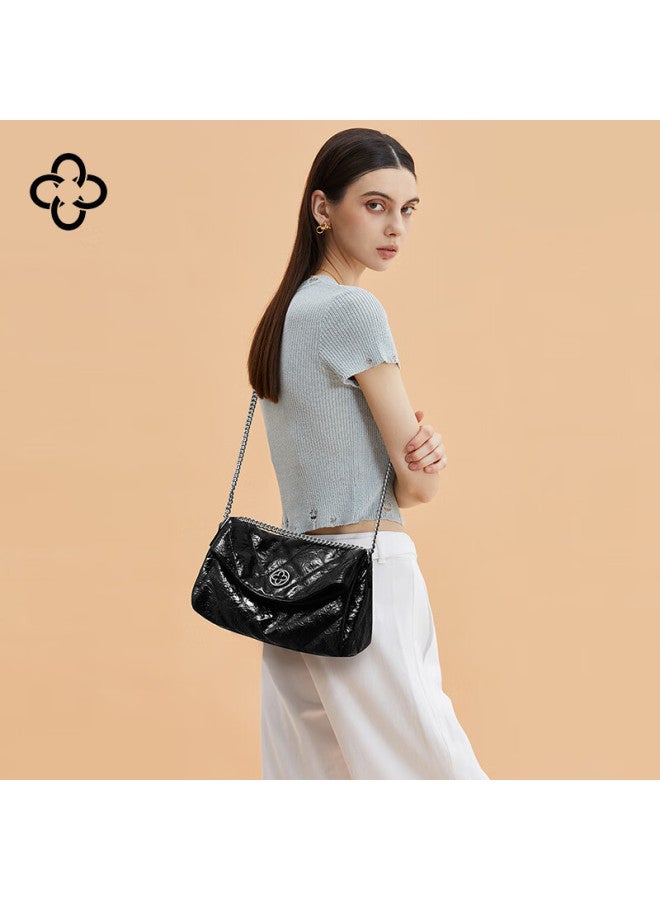 Cassile Women's Handbag, Shoulder Chain, Commuter, Underarm Cowhide, Crossbody, Practical, Birthday, 520 Gift, Present For Wife - Image 2