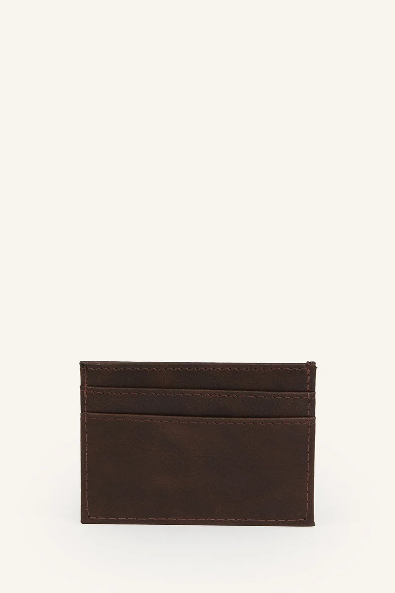 Defacto  Man Faux Leather Business Card Wallet for Men | Best Price UAE