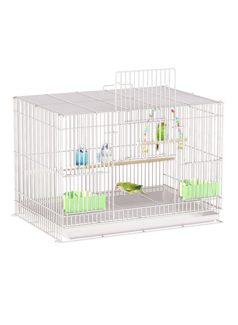 Kidle Bird cage household oversized parrot starling tiger skin black phoenix metal cage black wind partridge pigeon rudin chicken rabbit cage